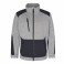 X-Treme Strikket jakke med lynlås og forstærkninger, grå