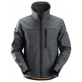 Softshell jakke AllroundWork, vind-/vandafvisende, grå