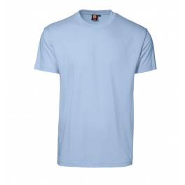 ID T-shirt T-TIME, 100% bomuld, lys blå