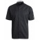 Kokke-/service skjorte, modern fit med kort ærme, sort
