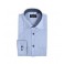 Bosweel twill-skjorte med lange ærmer og kontrast, lys blå