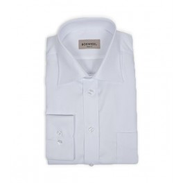 Bosweel oxford skjorte med lange ærme, hvid