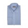 Bosweel skjorte med lange ærmer, små tern, lys blå / hvid