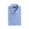Bosweel skjorte med lange ærmer, tern m/kontrast, lys blå