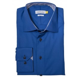 Eksklusiv Harvest & Frost skjorte m/lange ærmer, regular, kobolt blå