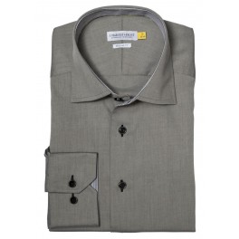 Eksklusiv Harvest & Frost skjorte m/lange ærmer, regular, grå