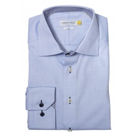 Eksklusiv Harvest & Frost skjorte m/lange ærmer, slim fit, lys blå