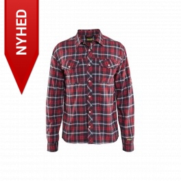 Blåkläder klassisk ternet skovmandsskjorte, rød/marine