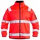 F. Engel Safety softshell jakke vindtæt og vandafvisende, rød