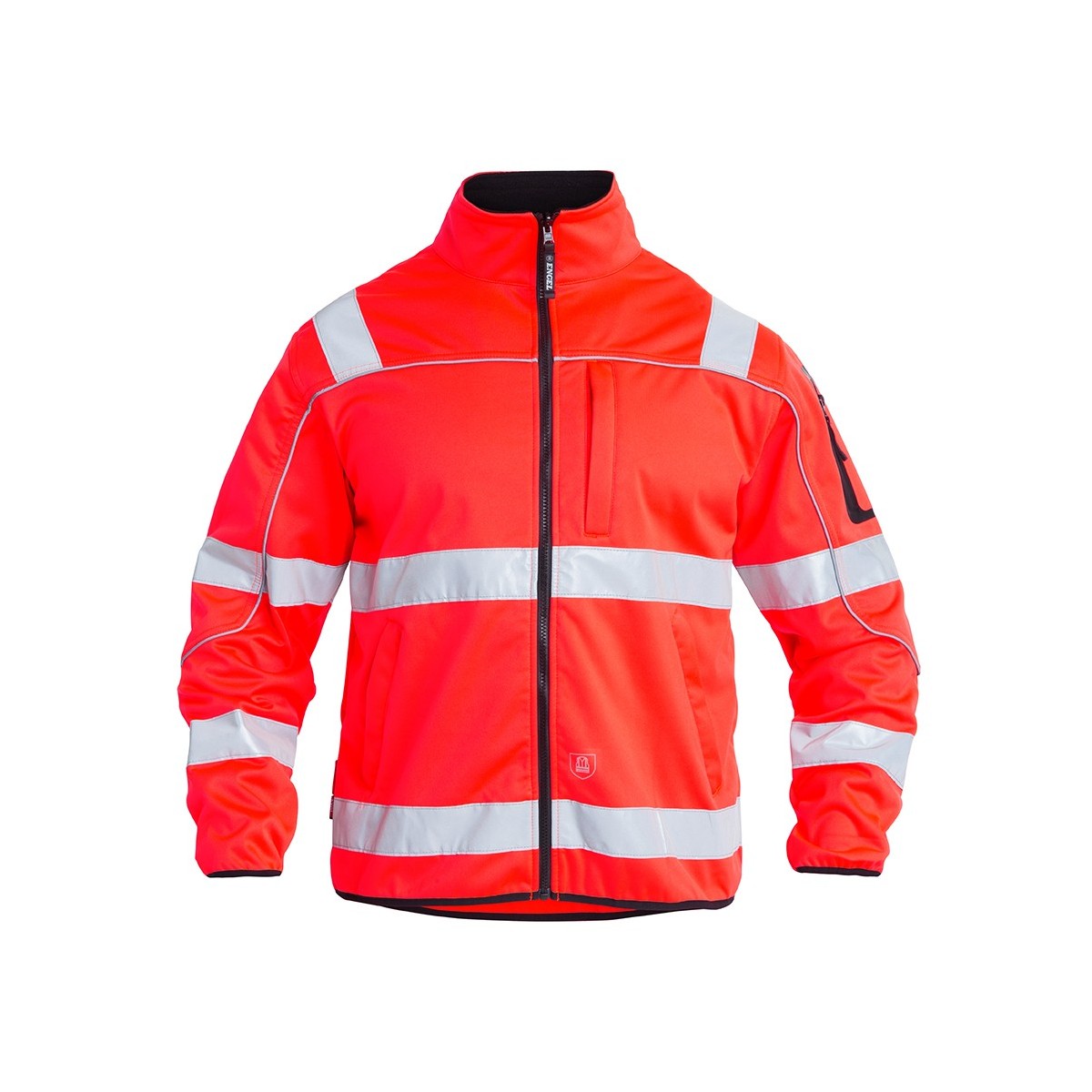 F. Engel Safety softshell jakke og vandafvisende, rød
