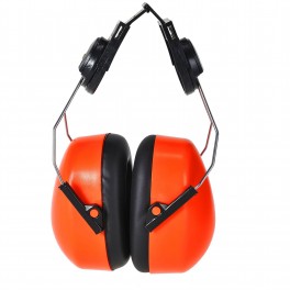 Clip-on høreværn til hjelm, orange
