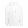Hættesweatshirt i modern fit og med lommer, hvid