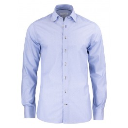 Eksklusiv Harvest & Frost skjorte i moderne mønster, lyseblå